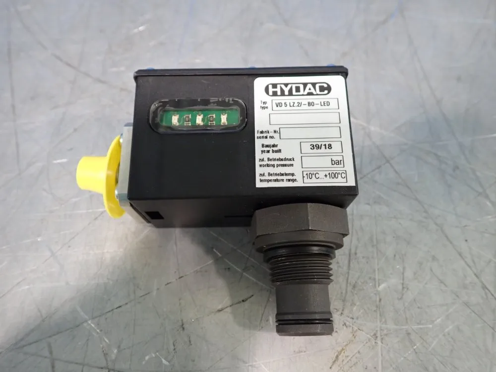 Hydac Clogging Indicator - Vd 5 Lz.2/-bo-led