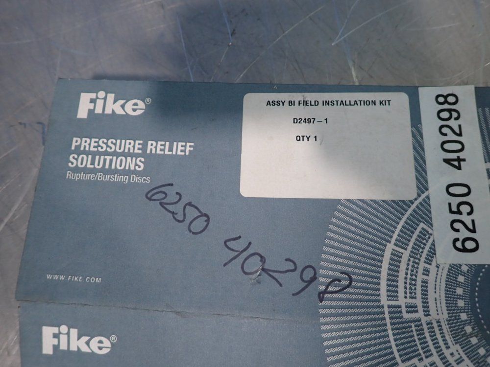 Fike Rupture Disc Kit