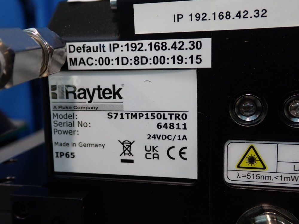 Raytek Mp Series Infrared Temperature Line Scanner - S71tmp150ltro