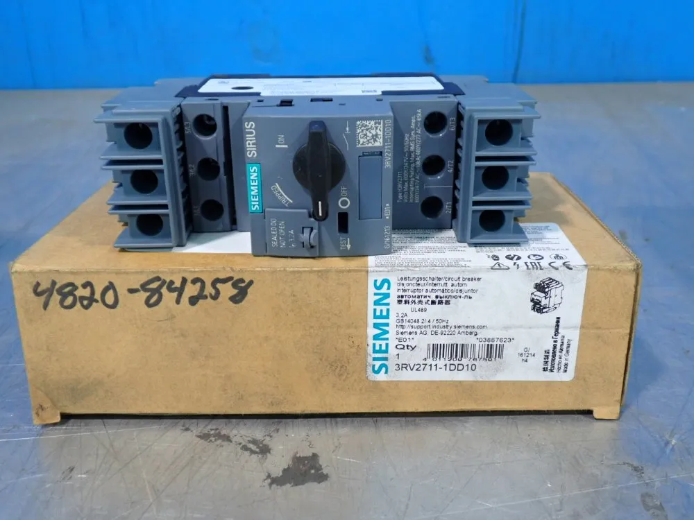 Siemens Sirius Circuit Breaker - 3rv2711-1dd10