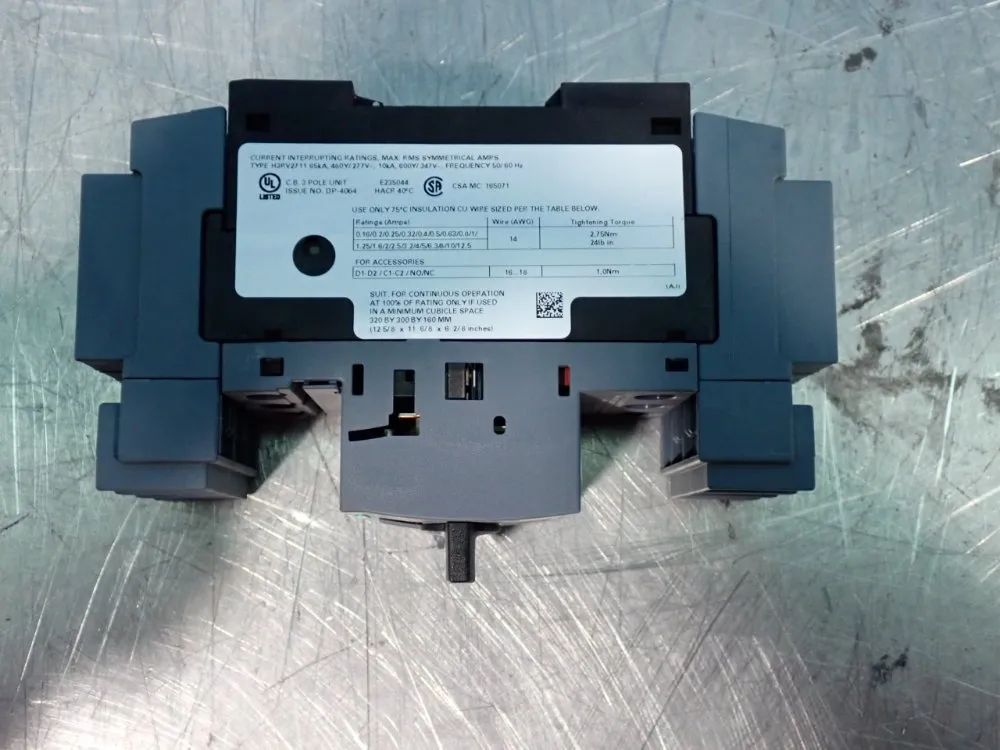 Siemens Sirius Circuit Breaker - 3rv2711-1dd10