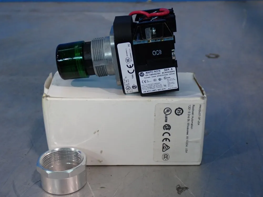 Allen-bradley 30 Mm Pilot Light - 800tc-qth2g