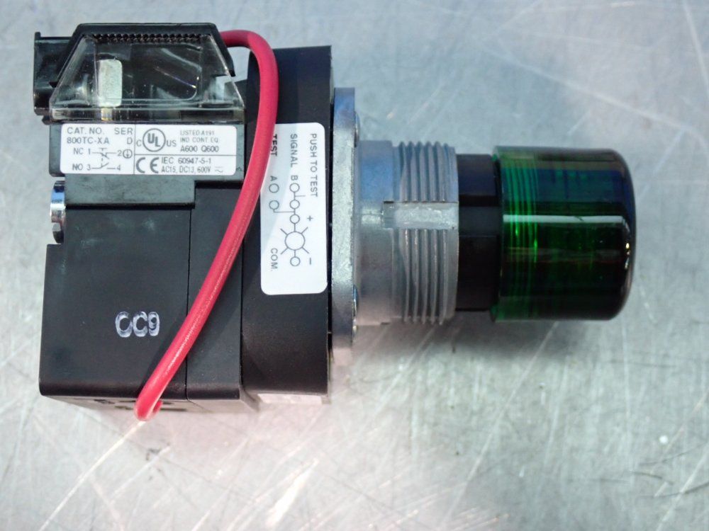 Allen-bradley 30 Mm Pilot Light - 800tc-qth2g