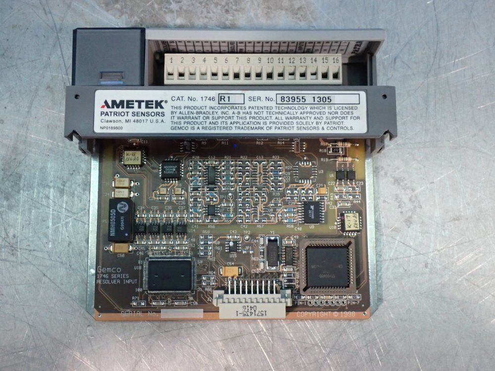 Ametek Gemco Single Axis Revolver Interface Card - 1476-r1