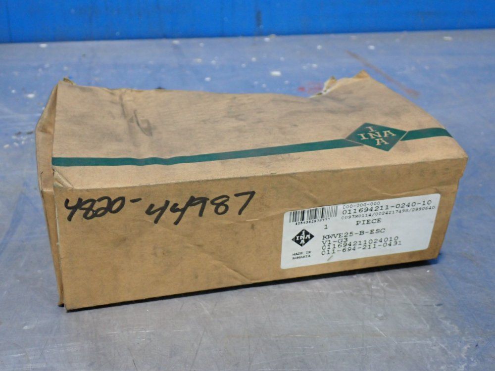 Ina Linear Guide Carriage - Kwve25-b-esc