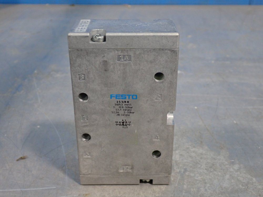 Festo 13.7 - 145 Psi Pneumatic Valve - J-5-3/8-b