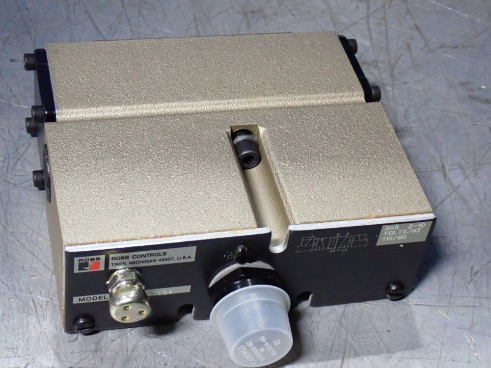 Ross Controls 2-10 Bar Pneumatic Solenoid Pilot Valve - 8076c3331