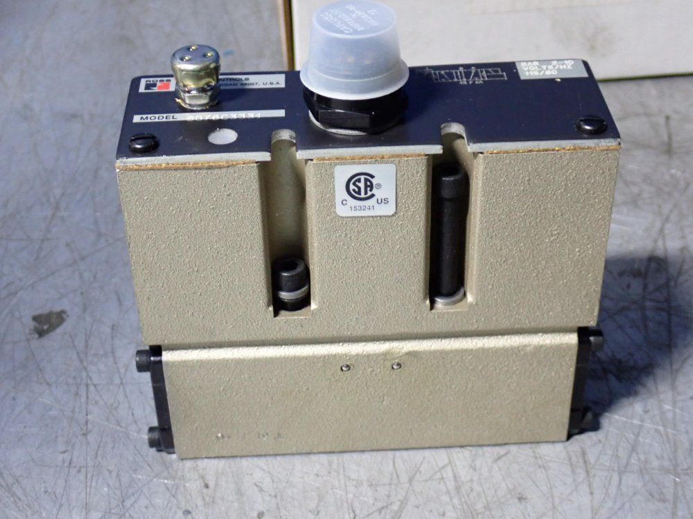 Ross Controls 2-10 Bar Pneumatic Solenoid Pilot Valve - 8076c3331