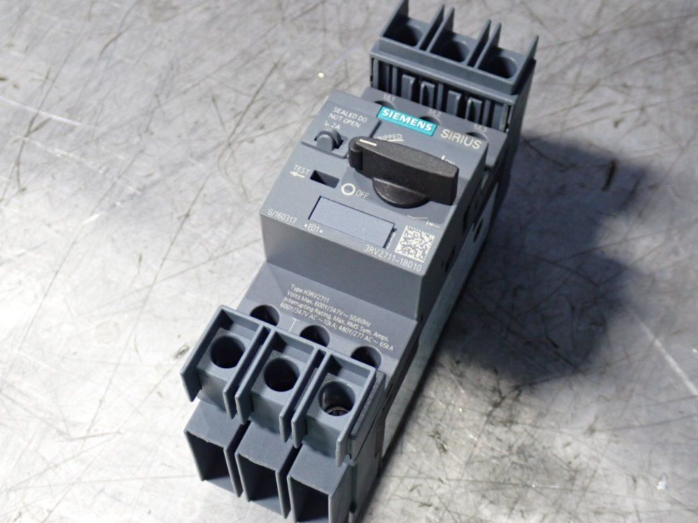 Siemens 2 A Circuit Breaker - 3rv2711-1bd10