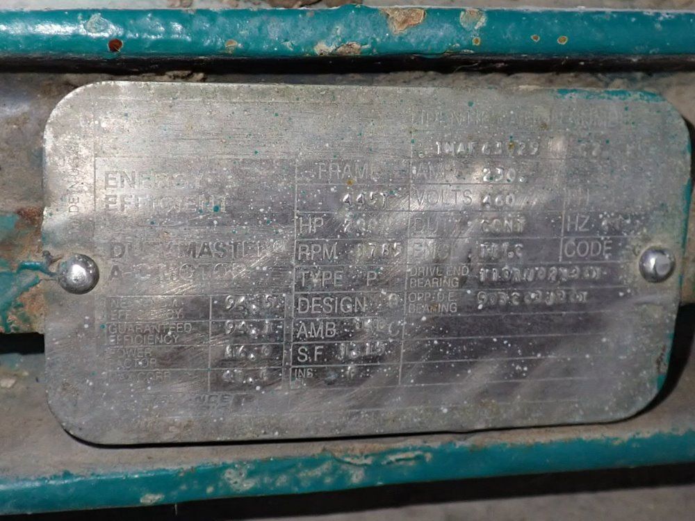 Reliance Electric 200 Hp Motor