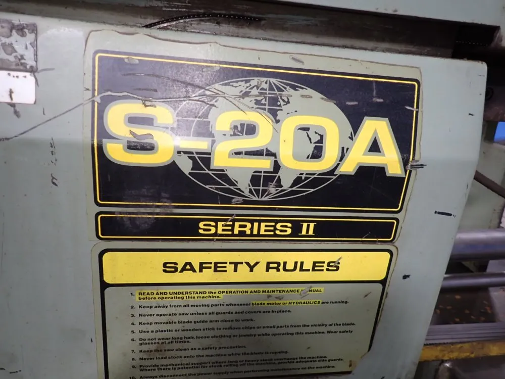 Hyd-mech 13" X 18" Horizontal Band Saw - S-20a