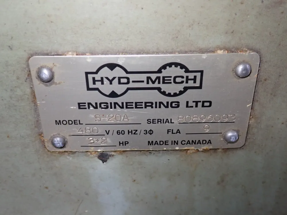 Hyd-mech 13" X 18" Horizontal Band Saw - S-20a