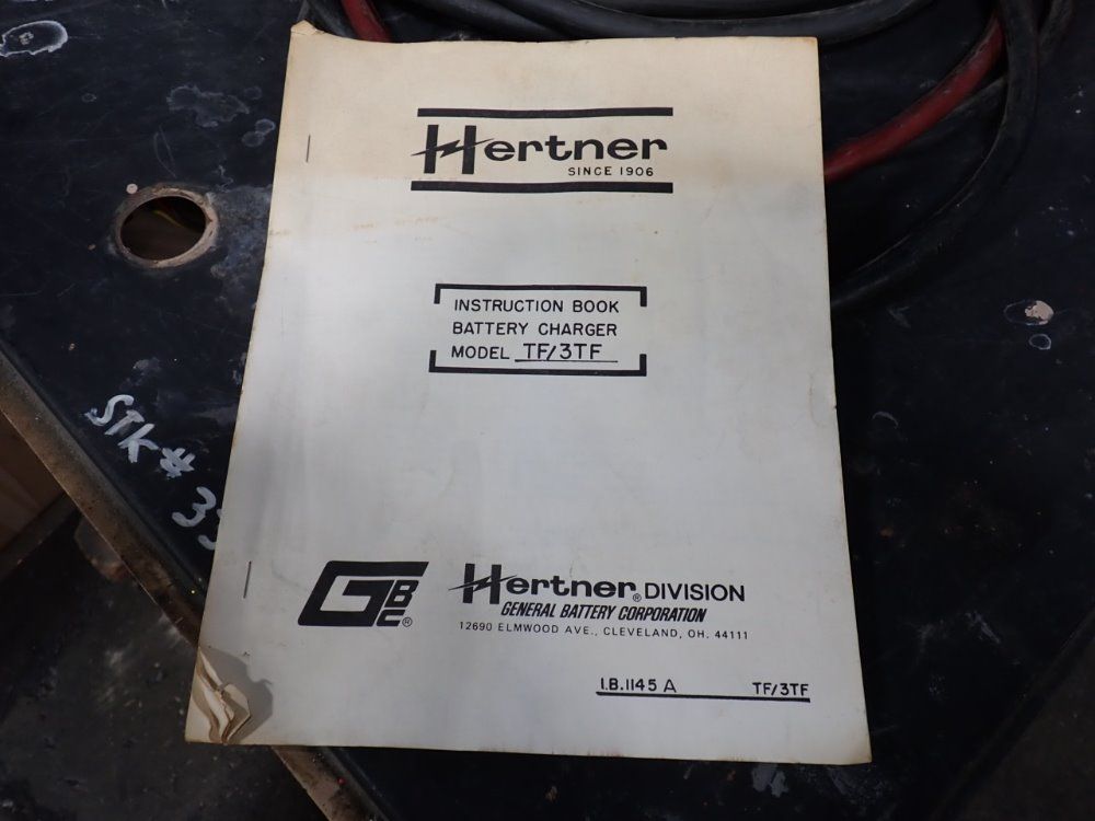 Hertner 550 Ah Battery Charger - 3tf18-550