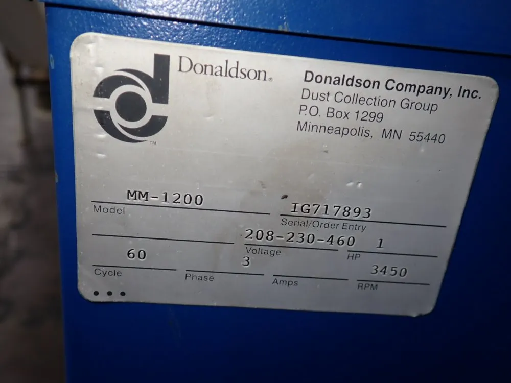 Donaldson 1 Hp Mist Collector - Mm-1200