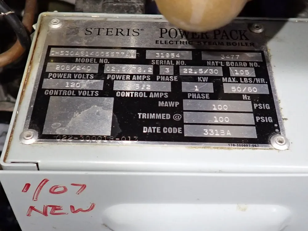 Steris Sterilizer - C-s30as146655774dr