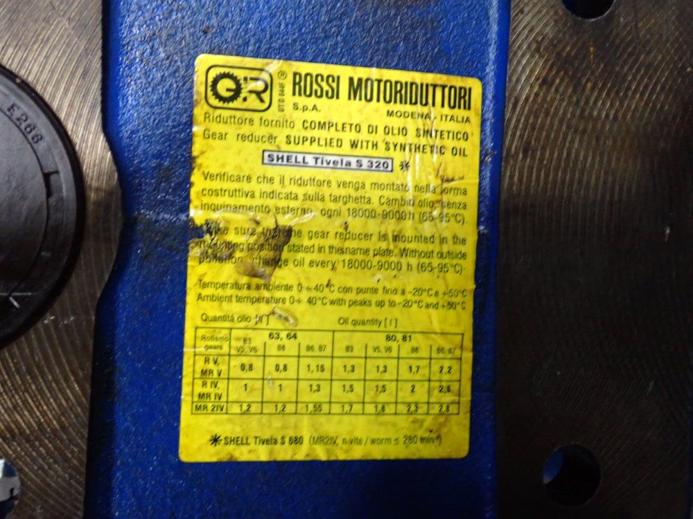 Rossi Gear Reducer - R V 63 Uo3a