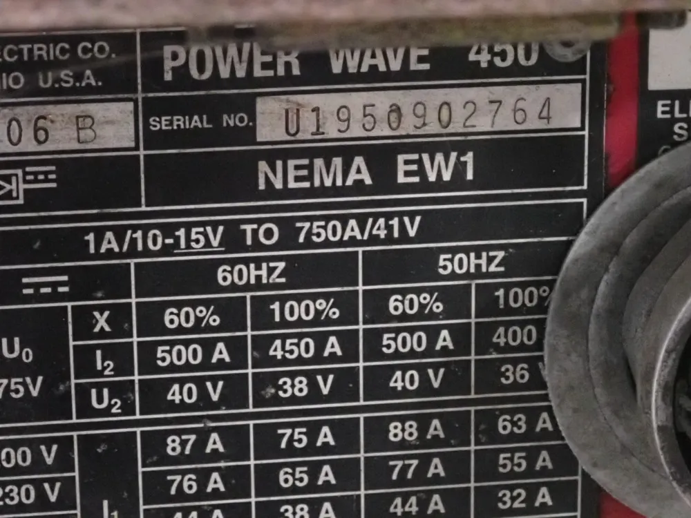 Lincoln 500 Amp Welder - Power Wave 450