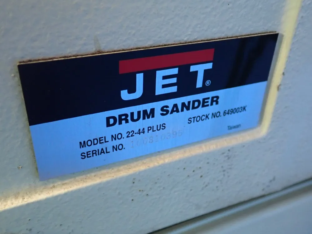 Jet 23" X 22" Drum Sander - 22-44plus