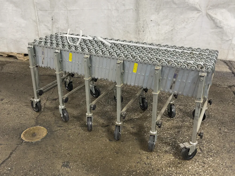 Fmh Conveyors 13’ X 3” Portable Expandable Accordion Conveyor - Nestaflex 226