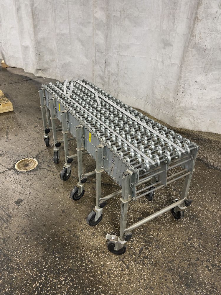 Fmh Conveyors 13’ X 3” Portable Expandable Accordion Conveyor - Nestaflex 226