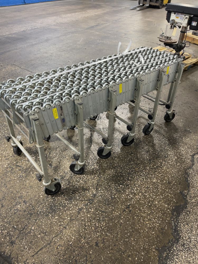 Fmh Conveyors 13’ X 3” Portable Expandable Accordion Conveyor - Nestaflex 226
