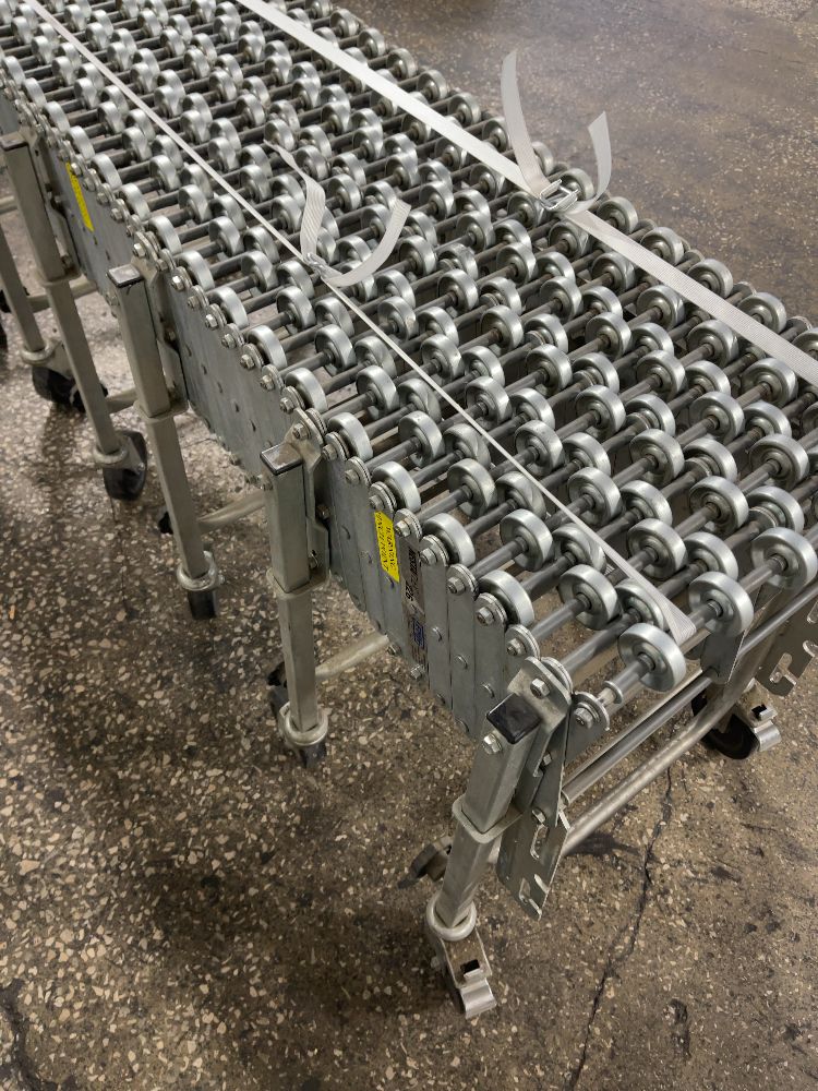 Fmh Conveyors 13’ X 3” Portable Expandable Accordion Conveyor - Nestaflex 226