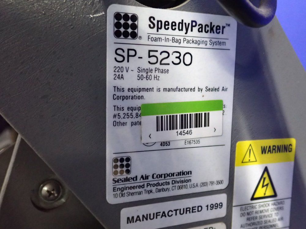 Sealed Air Foam Packaging System - Sp-5230