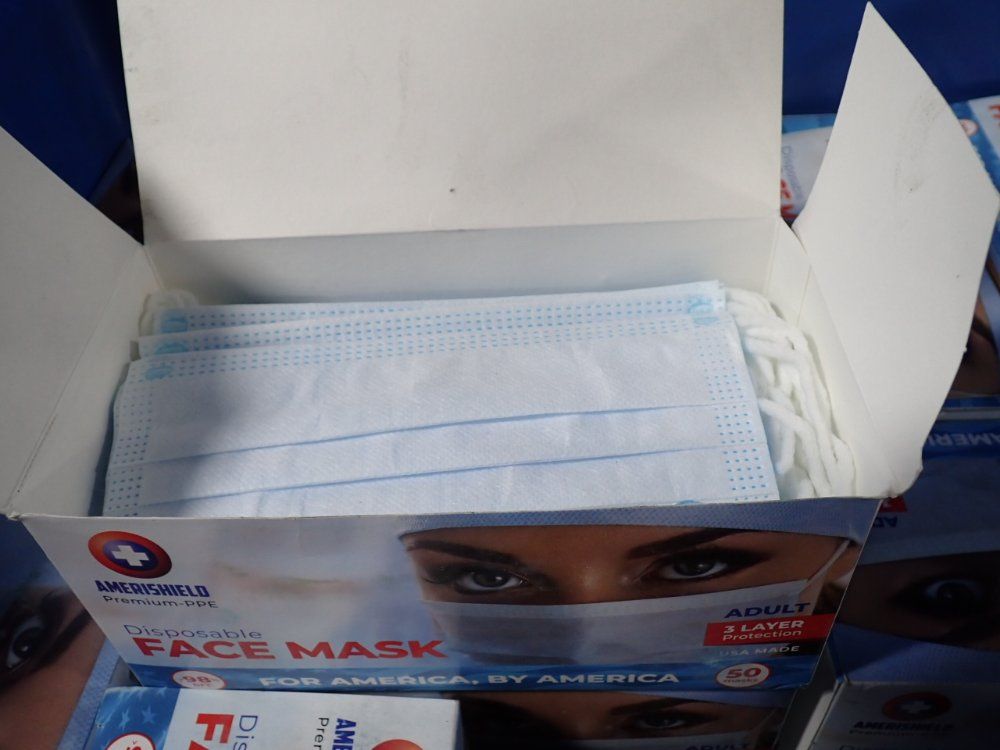 Amerishield 6.9" X 3.7" Disposable Face Masks