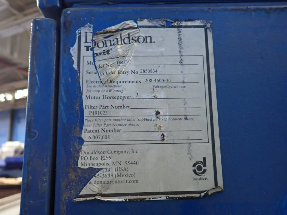 Donaldson Torit Mist Collector - Dmc-c