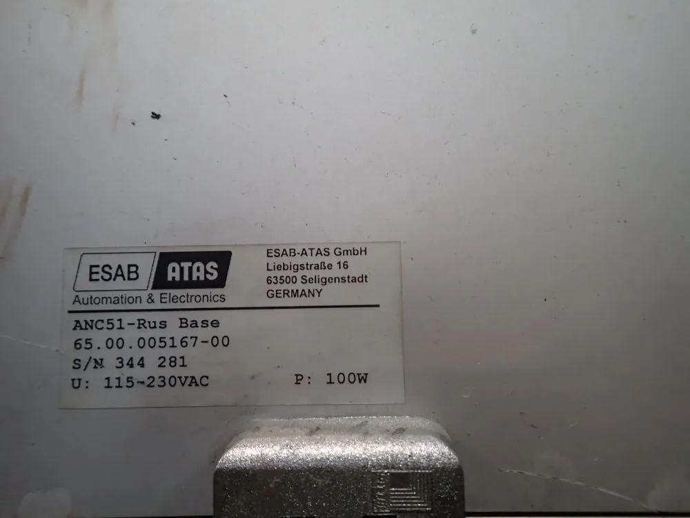 Esab 190" X 85" Plasma Cutter - Shadow