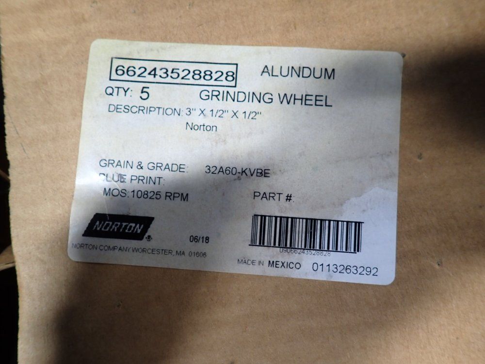 Norton 5-pack Alundum Grinding Wheels - 32a60-kvbe