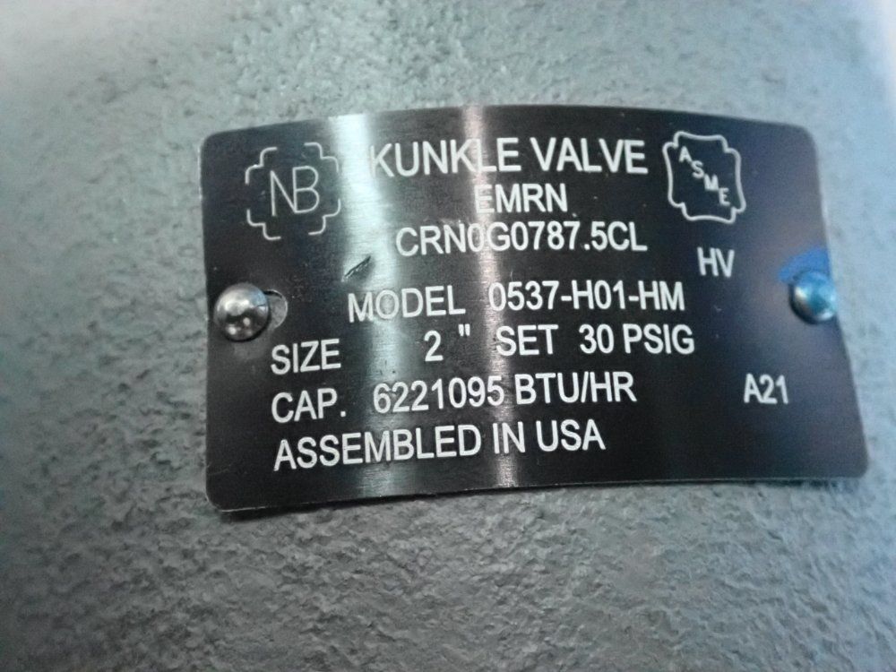 Knuckle Valve Safety Valve - 0537-h01-hm