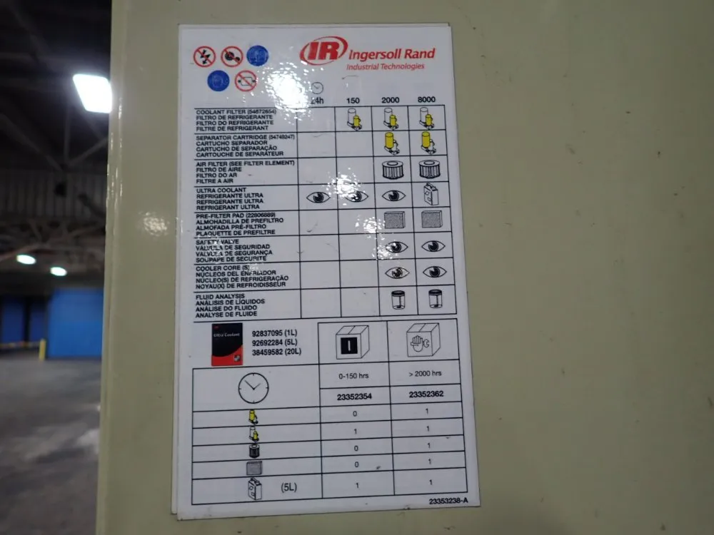 Ingersoll-rand Air Compressor - Irn-20-25 Hv Ftu