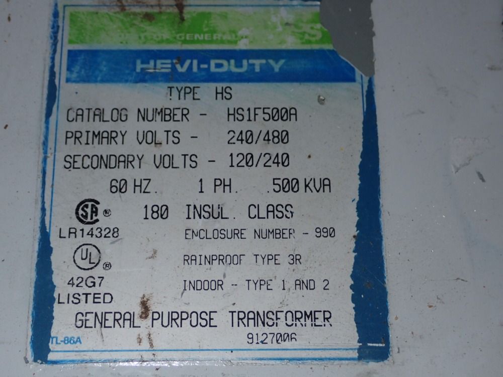 Egs .5 Kva Transformer - Hs1f500a