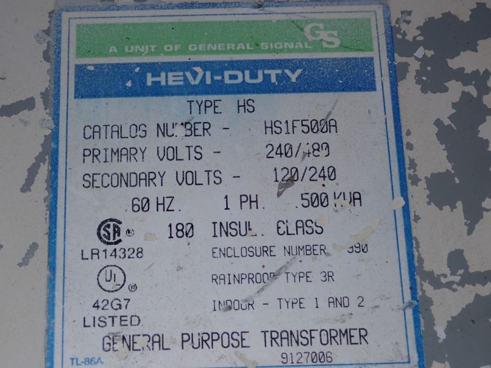 Egs .5 Kva Transformer - Hs1f500a