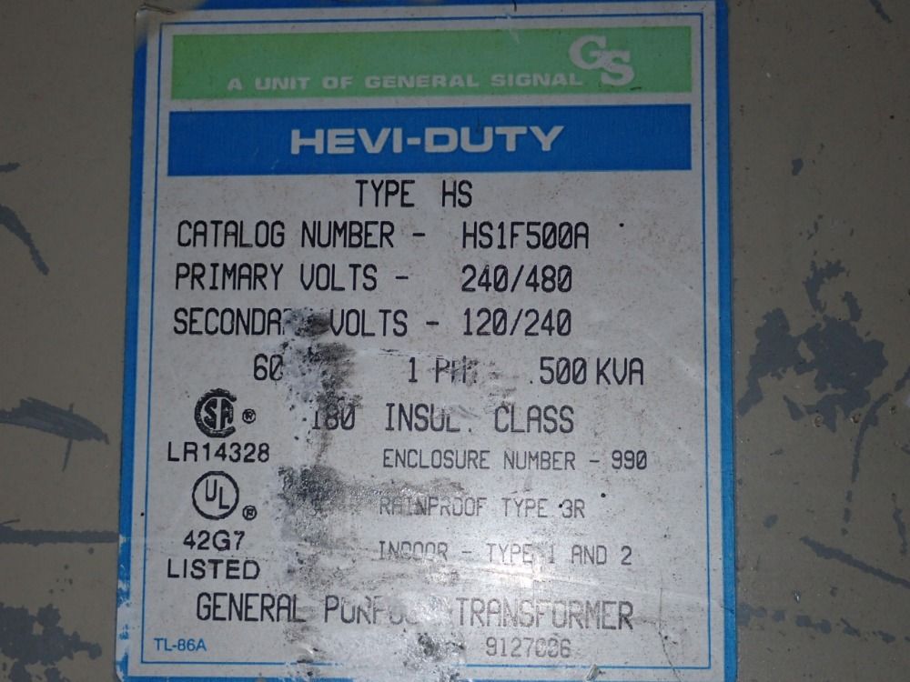 Egs .5 Kva Transformer - Hs1f500a