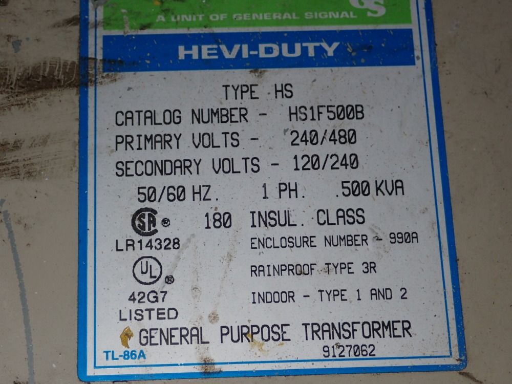 Egs .5 Kva Transformer - Hs1f500b