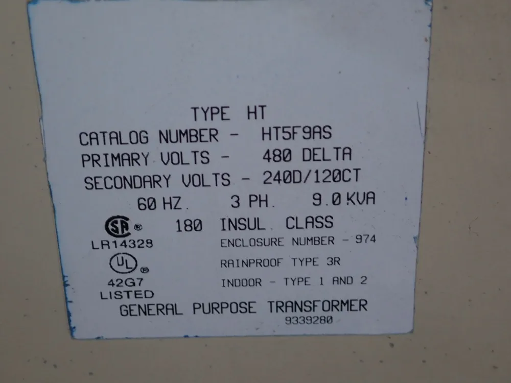 Sola 9 Kva Transformer - Ht5f9as