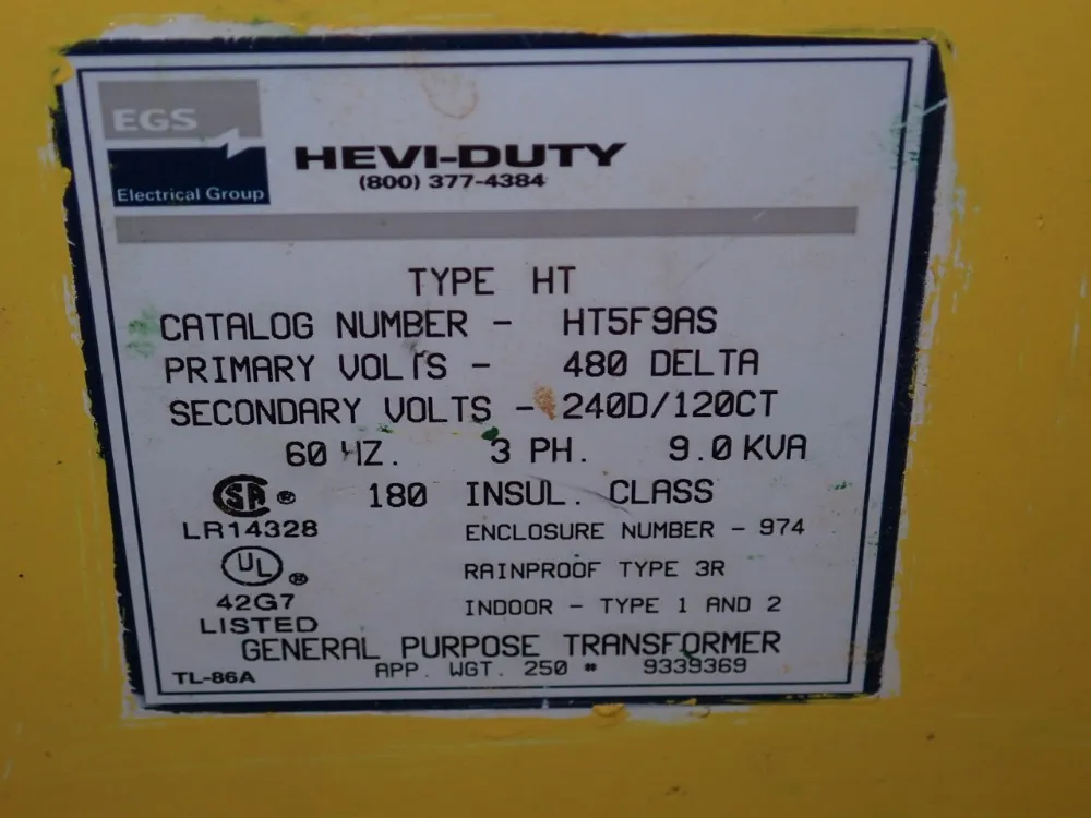 Sola 9 Kva Transformer - Ht5f9as