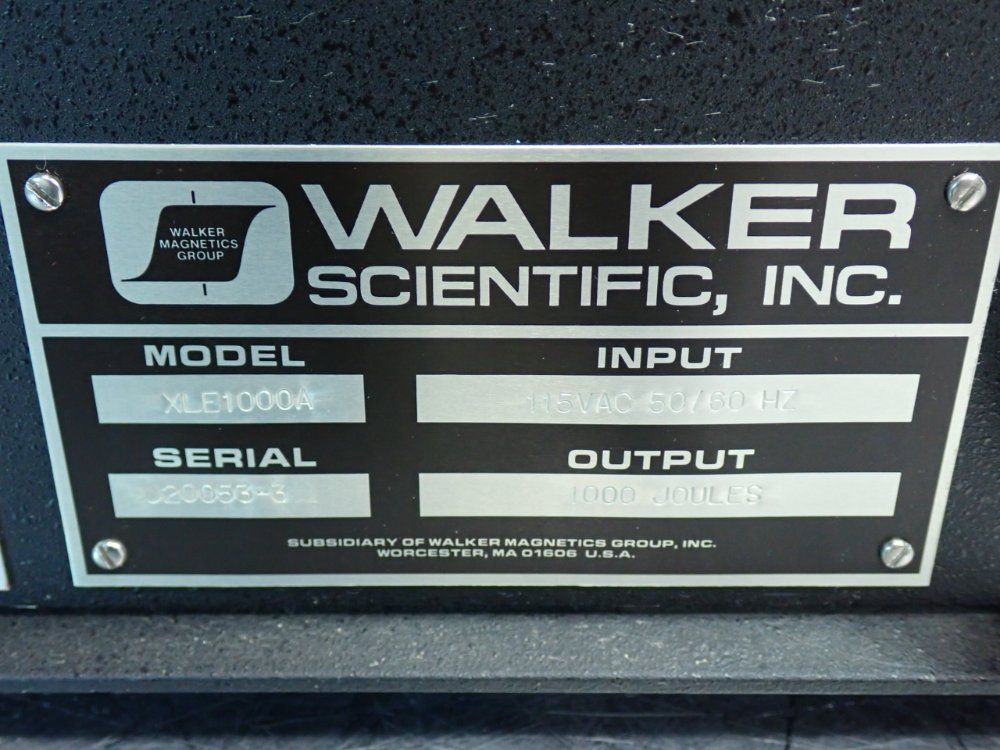 Walker Scientific Xle-series Charger - Xle1000a