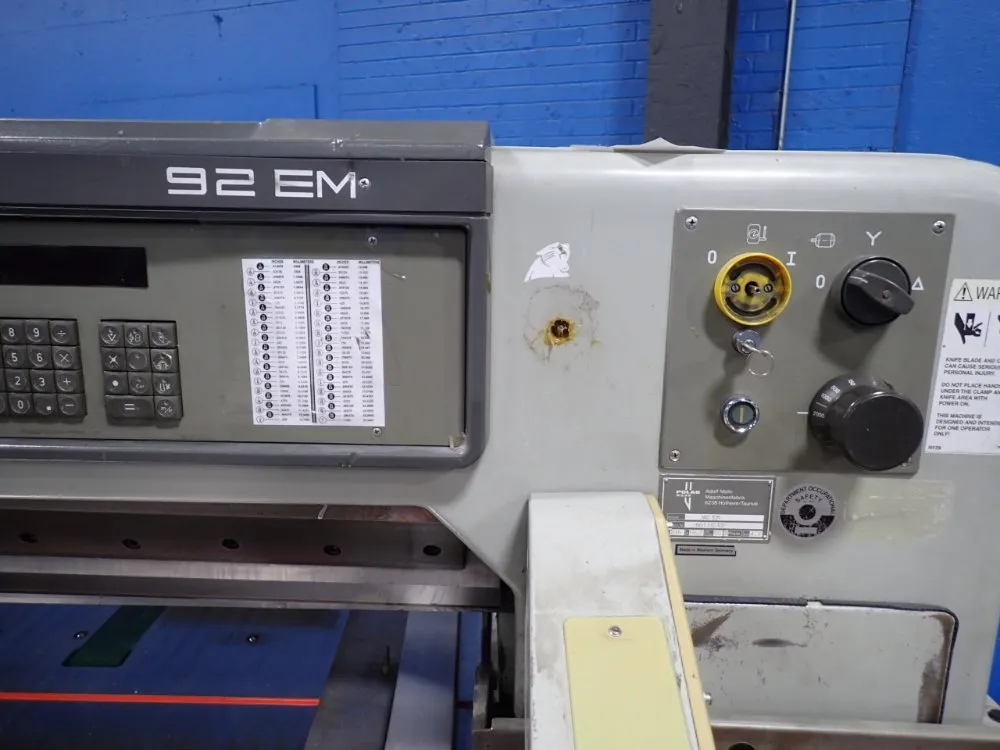 Polar Mohr 37" Paper Shear - 92 Em
