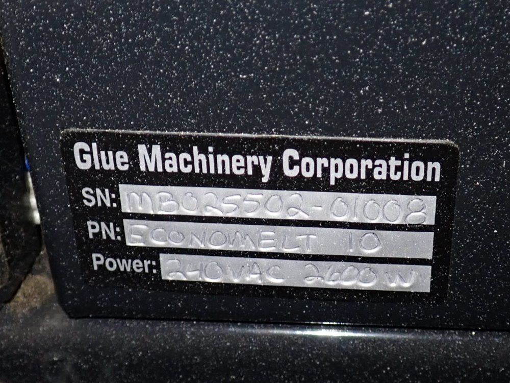Glue Machinery Corporation Hot Melt Tank - Economelt 10