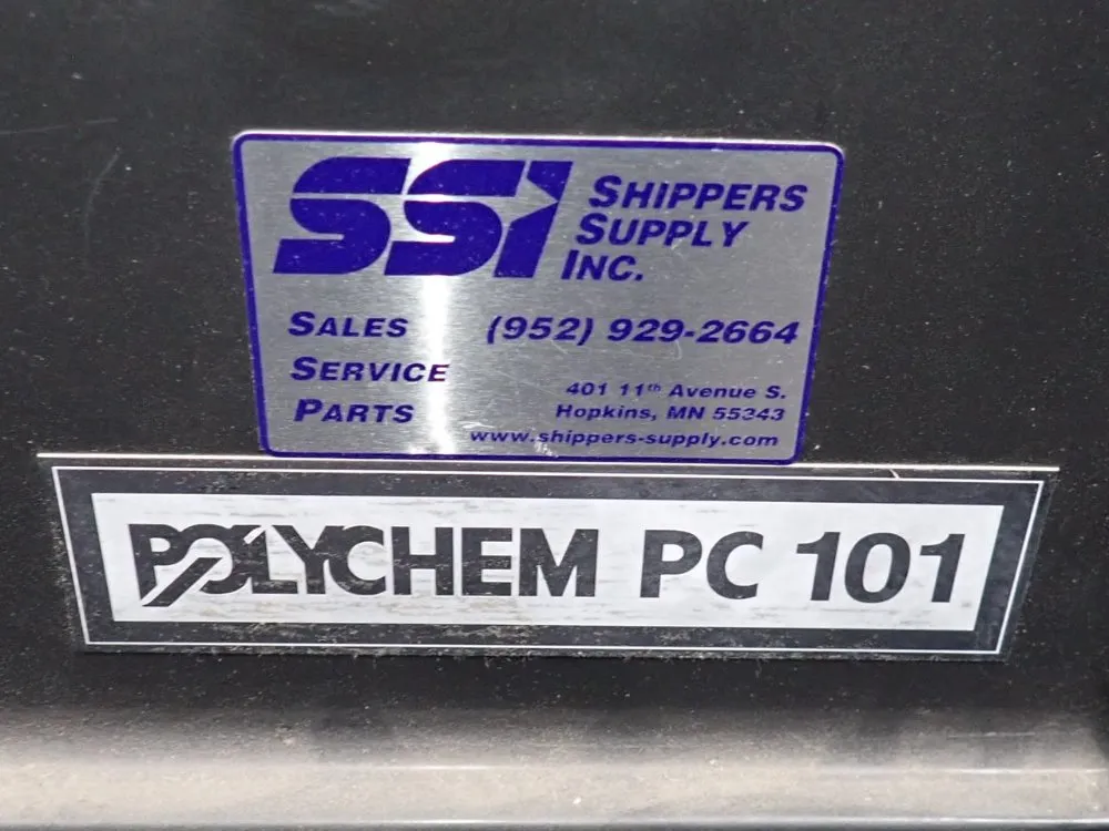 Polychem 30" X 1" Strapping Machine - Es-101