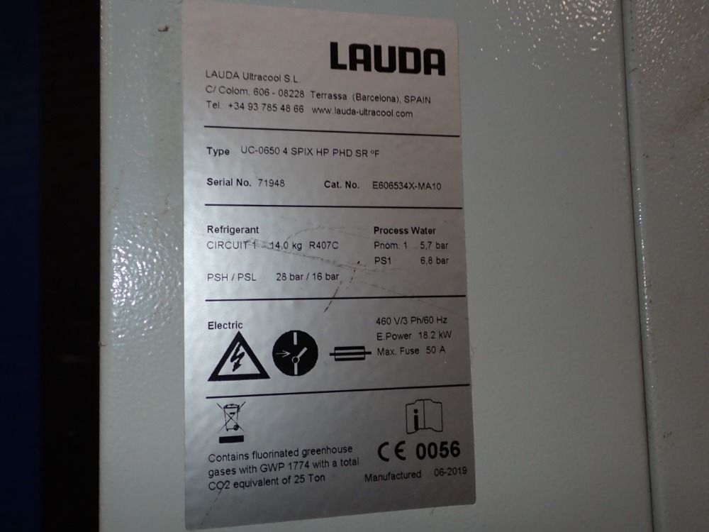 Lauda Chiller - Uc-0650 4spix Hp Phdsr °f