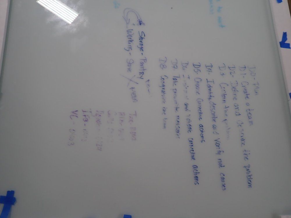 70" X 48" White Board