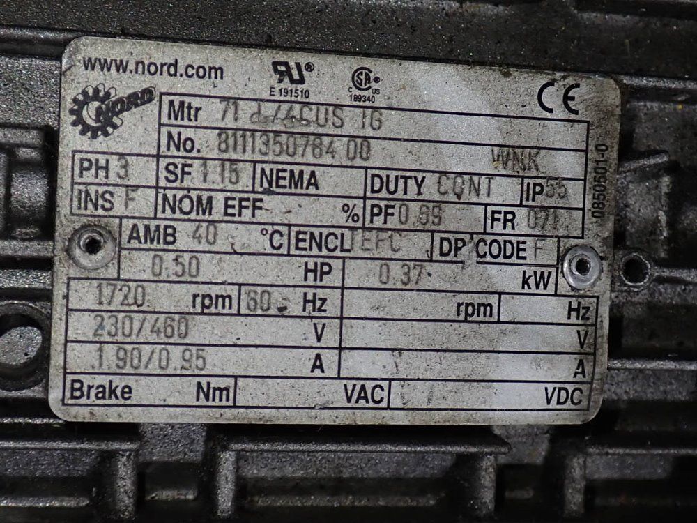 Nord .50 Hp Gear Drive