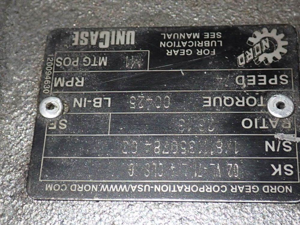 Nord .50 Hp Gear Drive