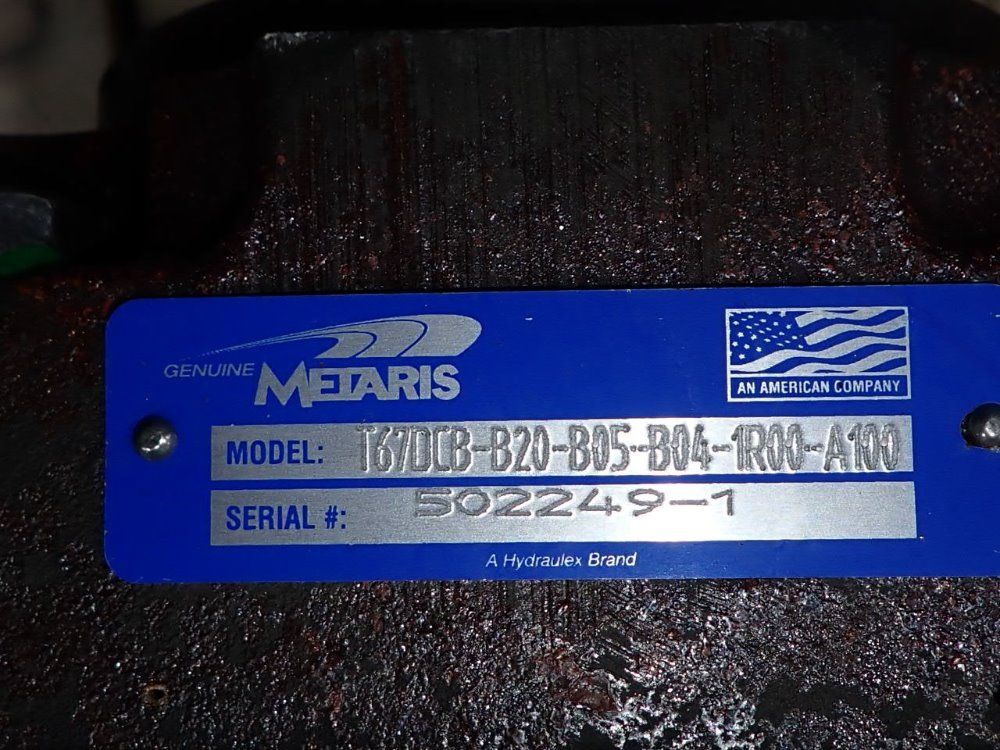 Metaris Hydraulic Pump - T67dcb-b20-b05-b04-1r00-a100