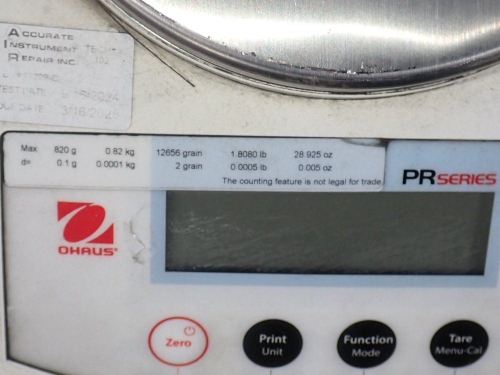 Ohaus Corporation 820 G Scale - Pr822n/e