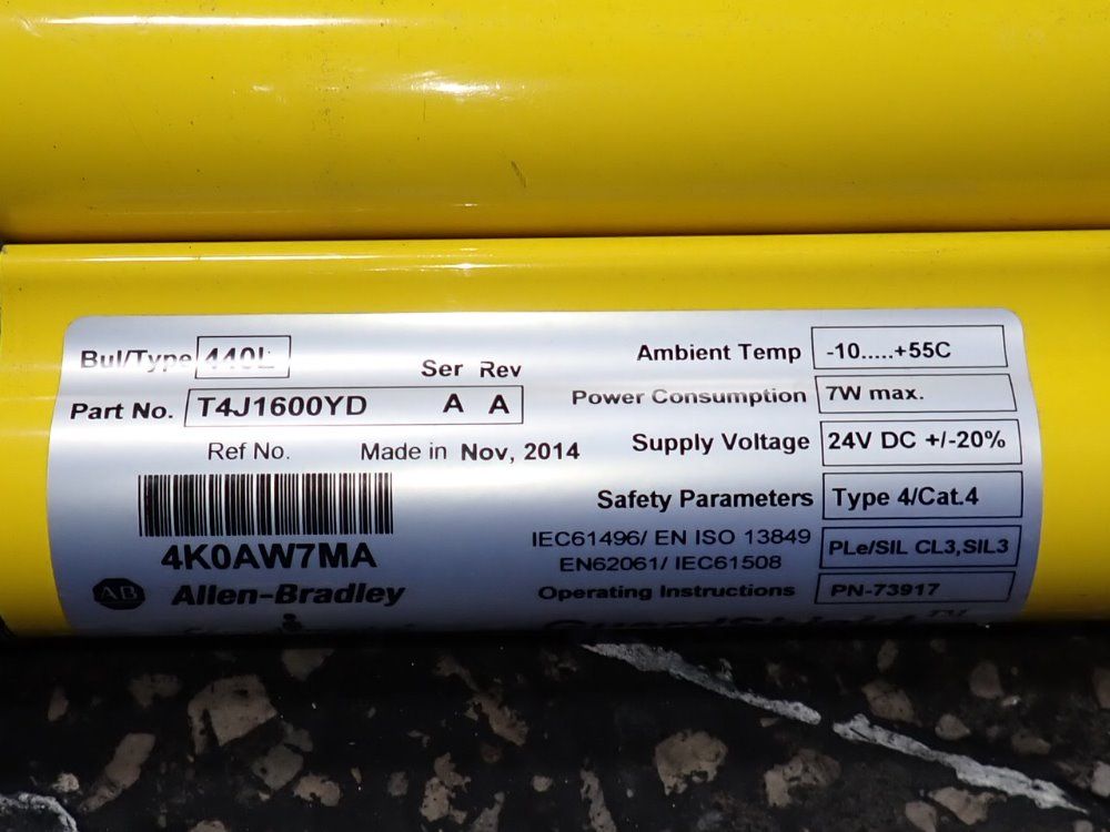 Allen-bradley 63" X 1" Light Curtains - T4j1600yd